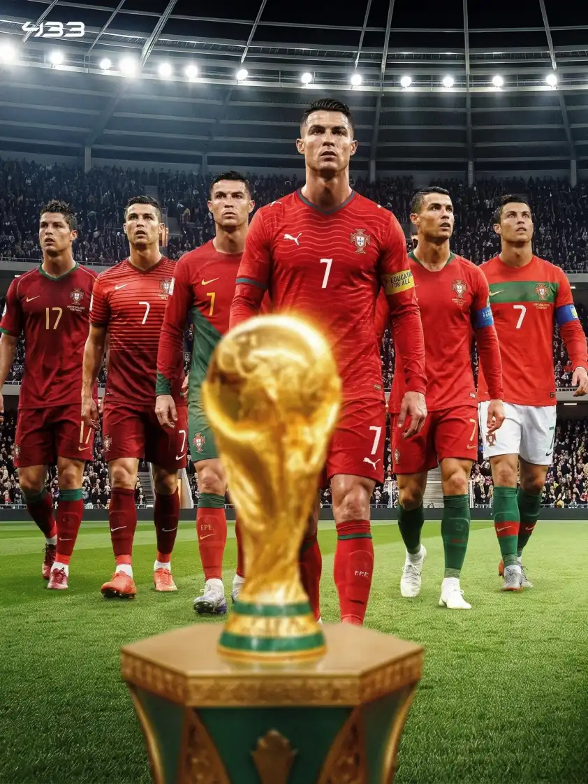 Ronaldo sẽ có lần thứ 6 tham dự World Cup cùng tuyển Bồ Đào Nha (Ảnh: 443)